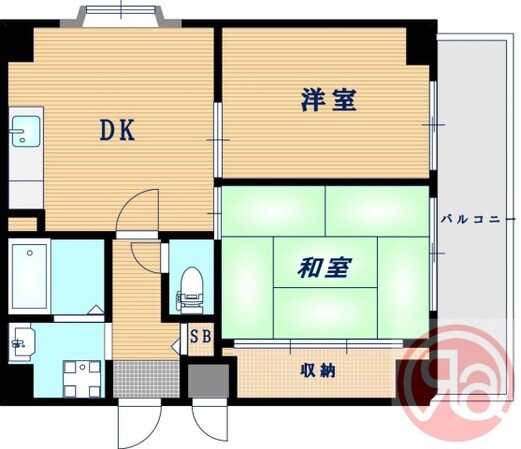 グランドール南栄の物件間取画像